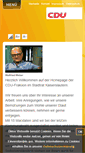 Mobile Screenshot of cdu-fraktion-kaiserslautern.de